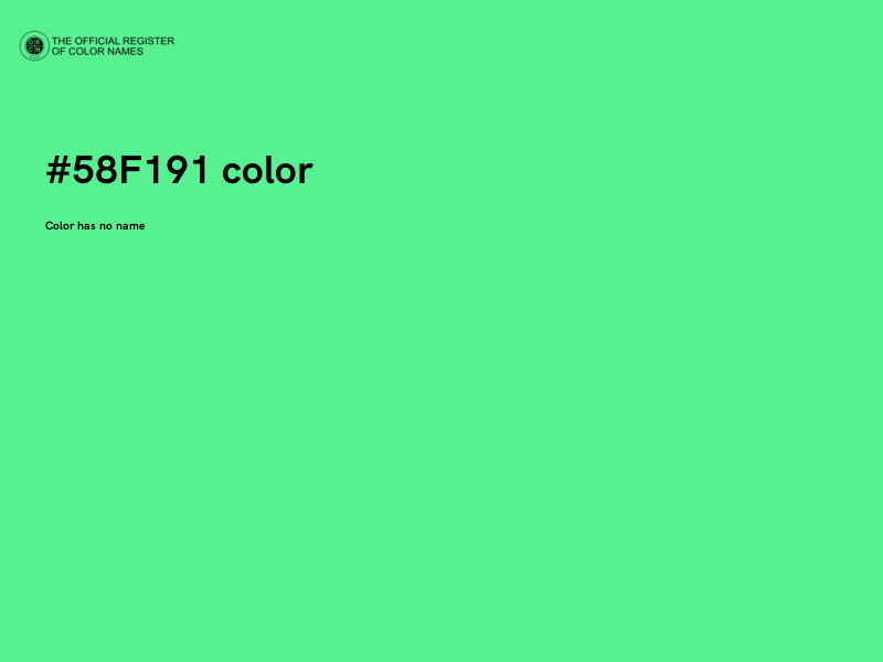 #58F191 color image