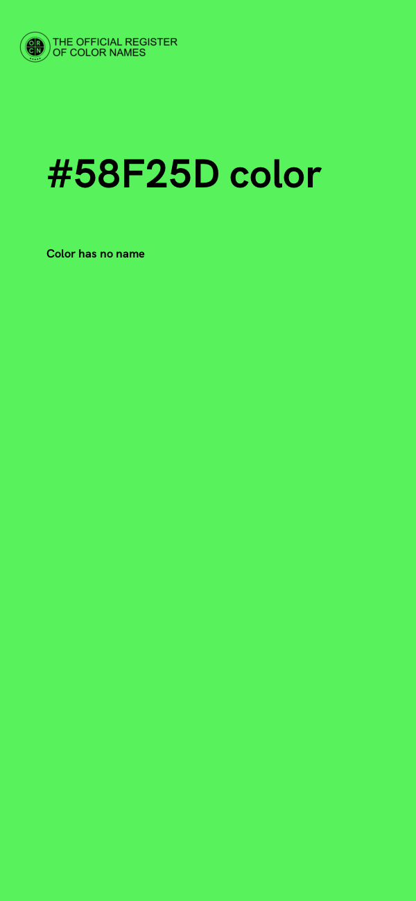 #58F25D color image