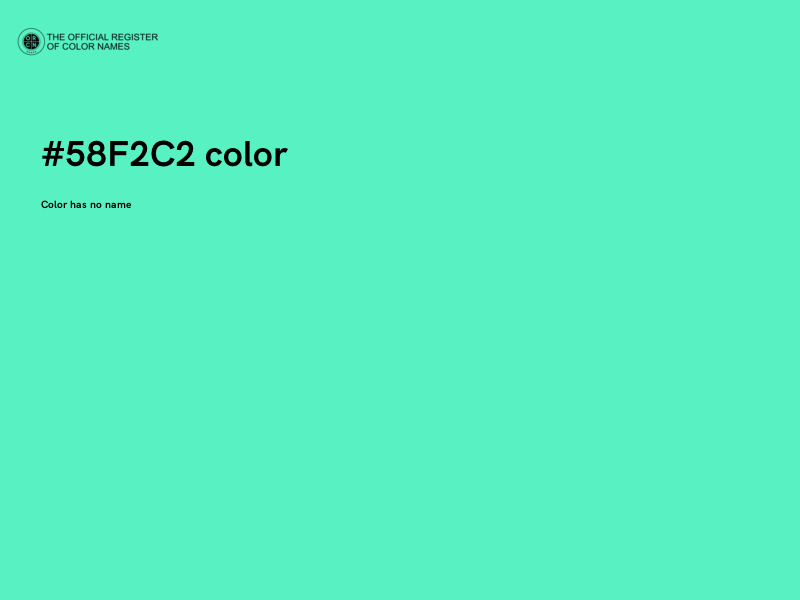 #58F2C2 color image