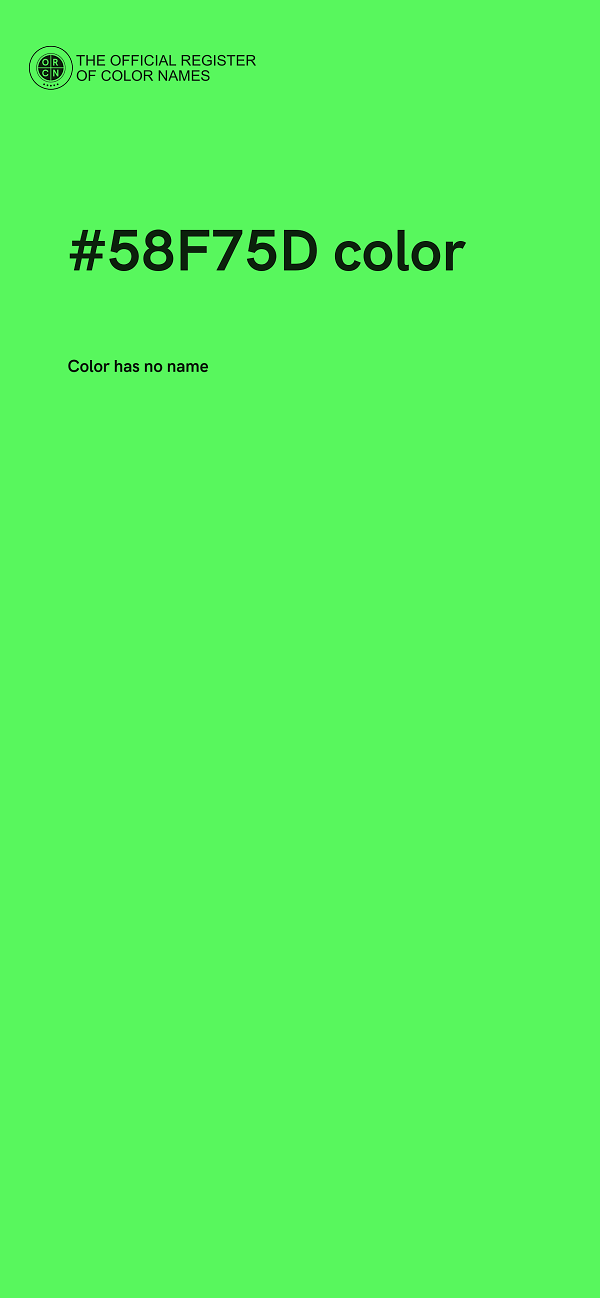 #58F75D color image