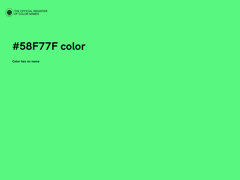 #58F77F color image