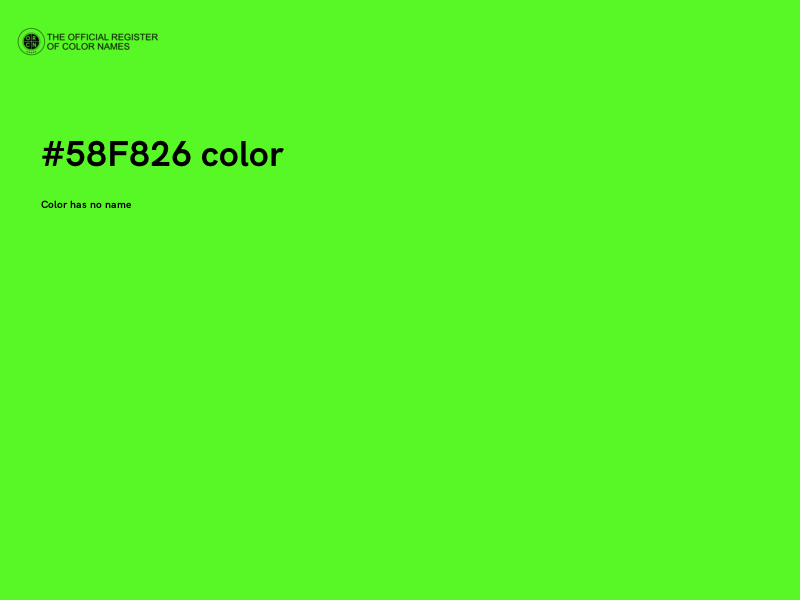 #58F826 color image