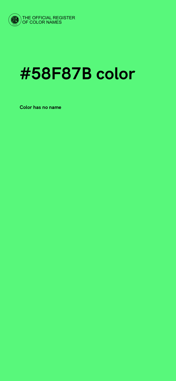 #58F87B color image