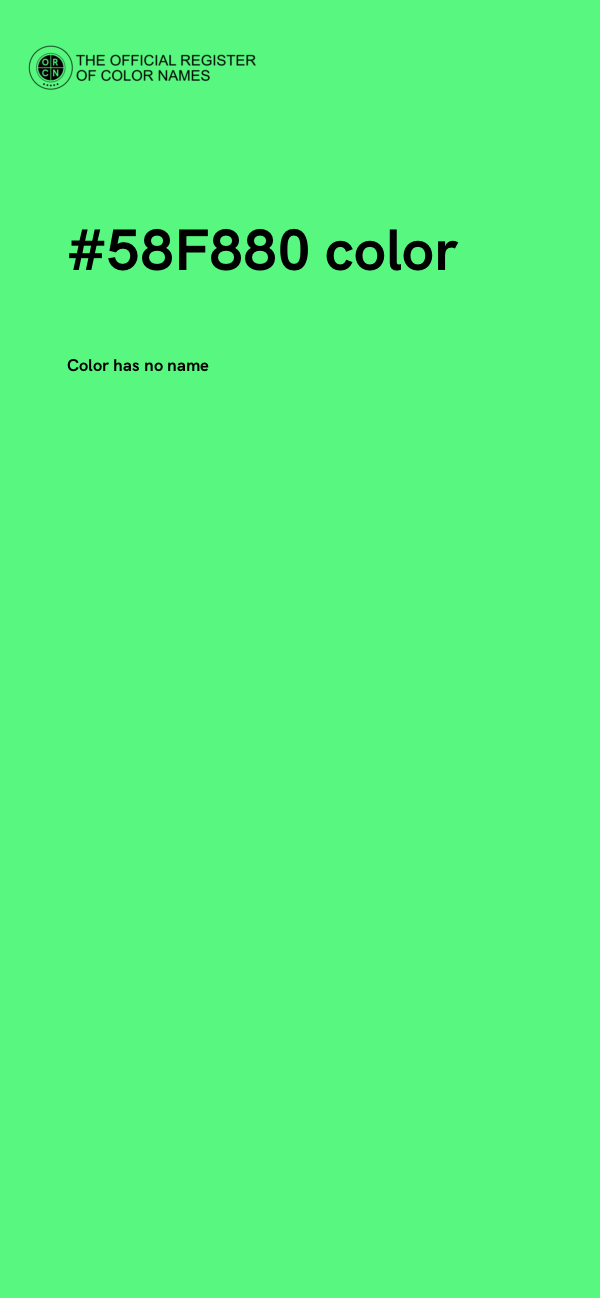 #58F880 color image