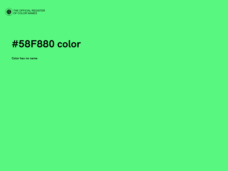 #58F880 color image