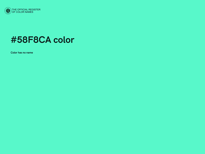 #58F8CA color image