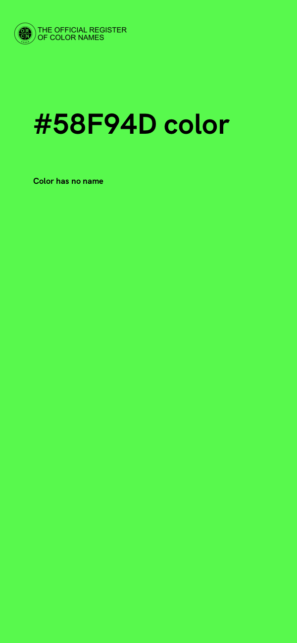 #58F94D color image