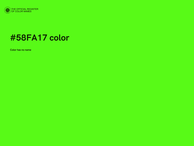 #58FA17 color image