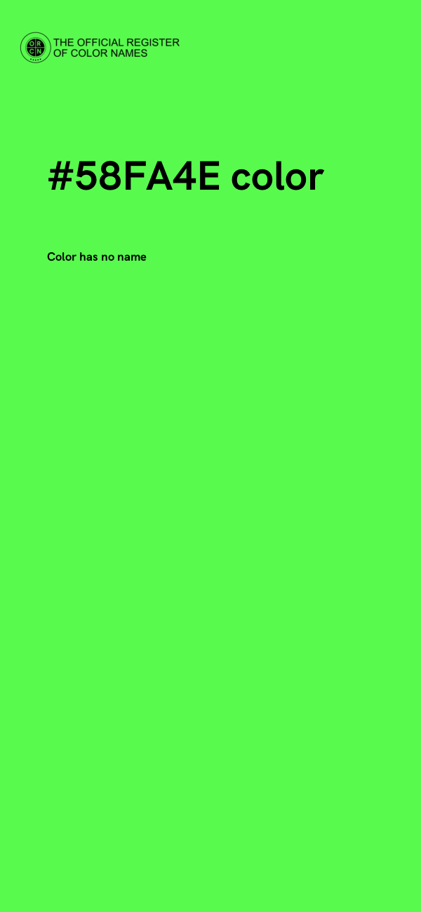 #58FA4E color image