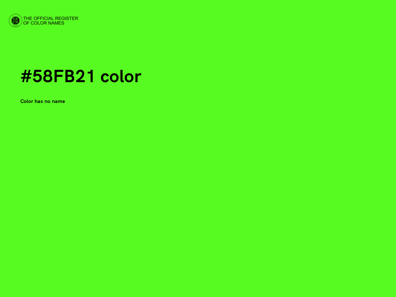 #58FB21 color image