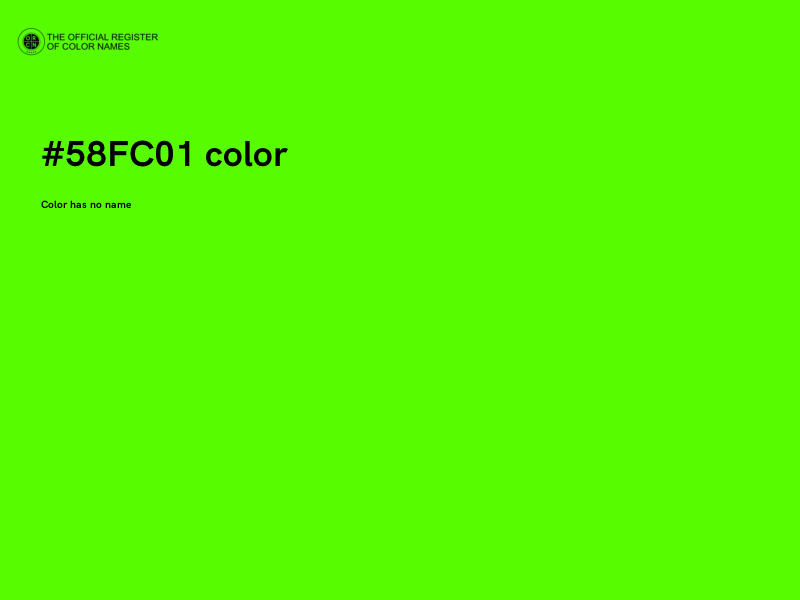 #58FC01 color image