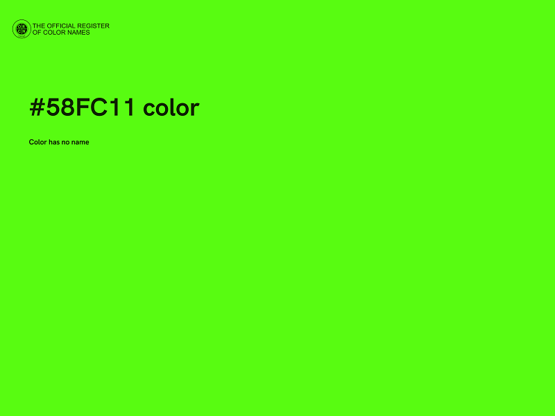 #58FC11 color image