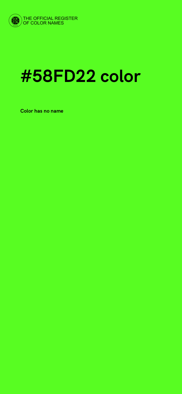 #58FD22 color image