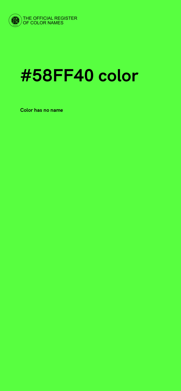 #58FF40 color image