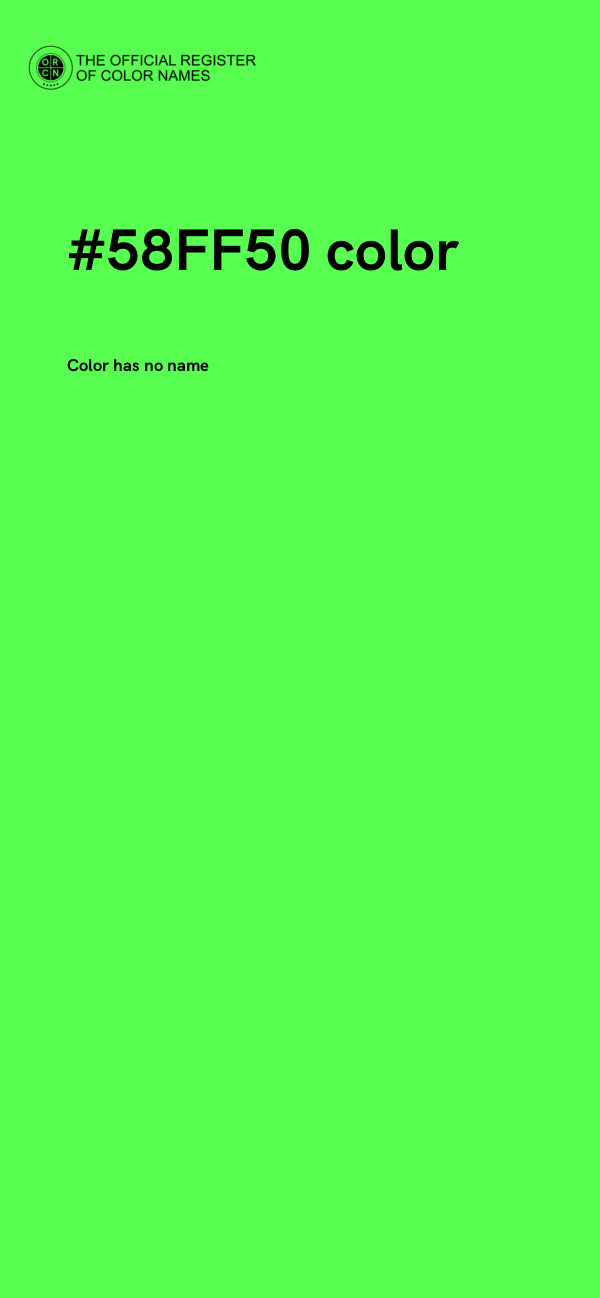 #58FF50 color image