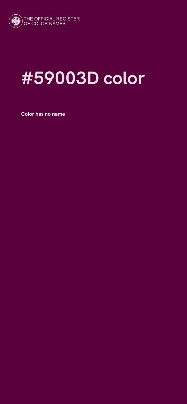 #59003D color image