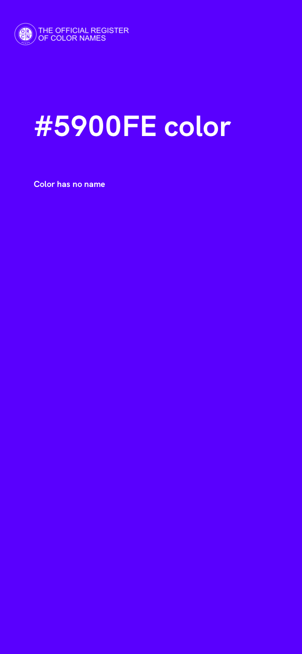 #5900FE color image