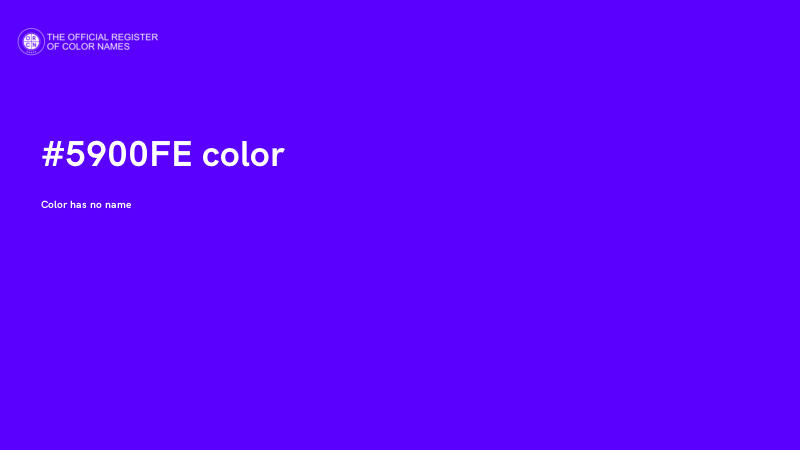 #5900FE color image