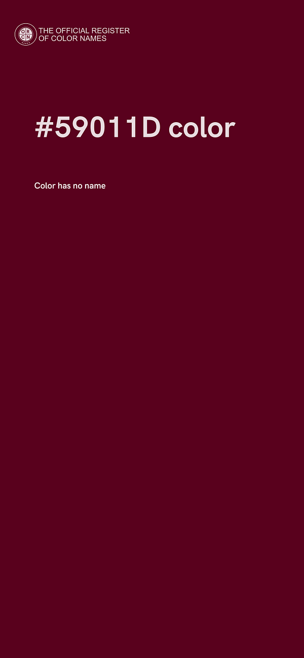 #59011D color image