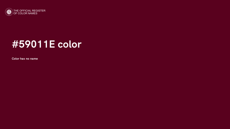 #59011E color image
