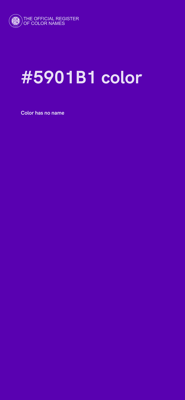 #5901B1 color image