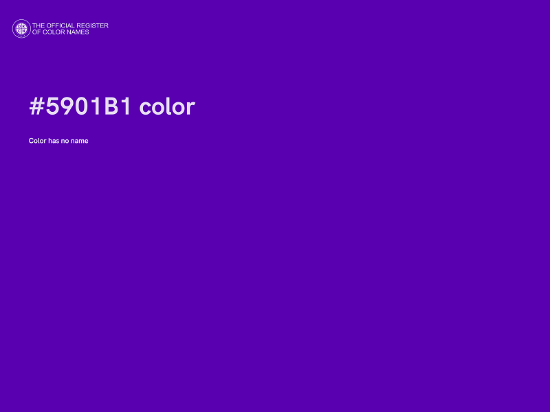 #5901B1 color image
