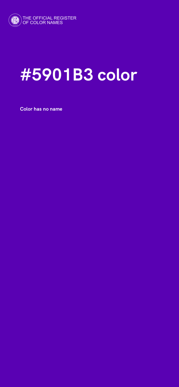 #5901B3 color image