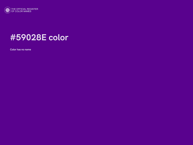 #59028E color image