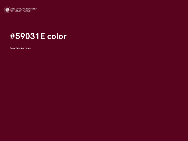 #59031E color image