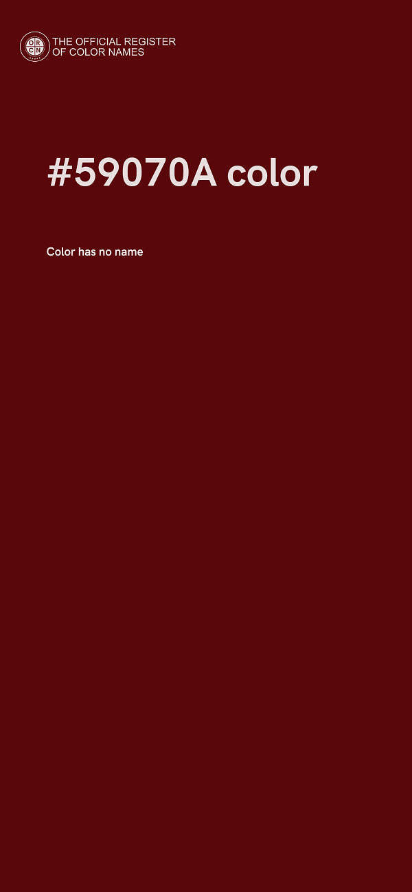 #59070A color image