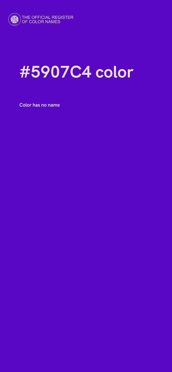 #5907C4 color image