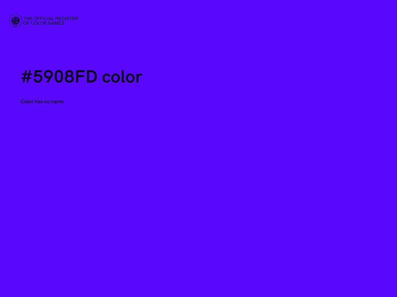 #5908FD color image