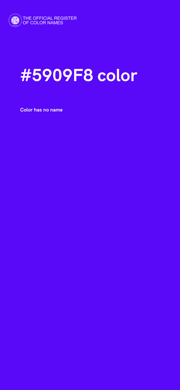#5909F8 color image