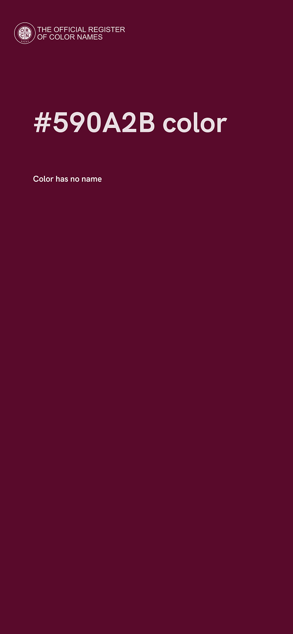 #590A2B color image