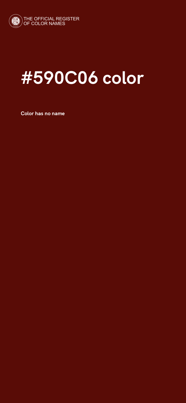 #590C06 color image