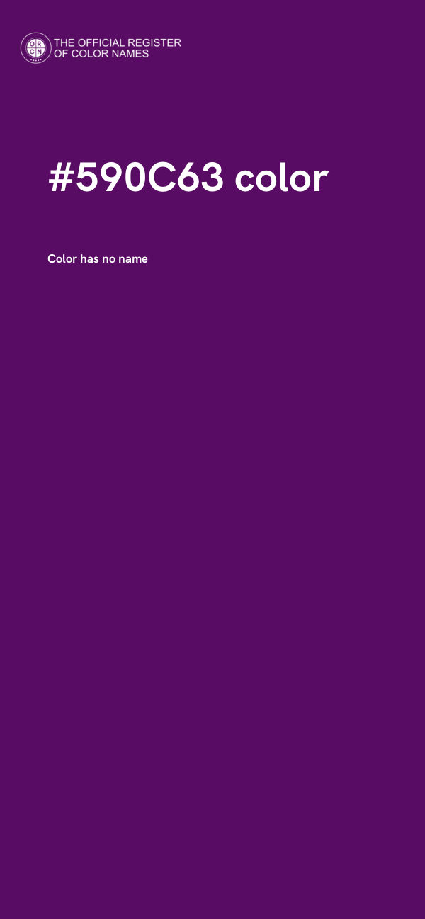 #590C63 color image