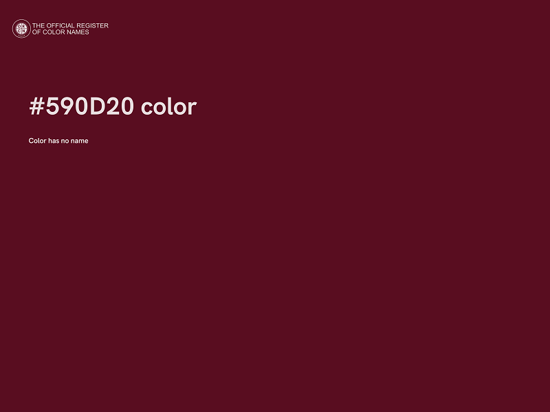 #590D20 color image