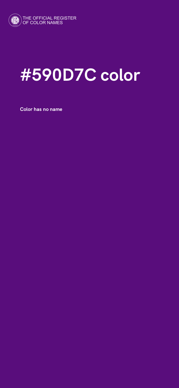 #590D7C color image