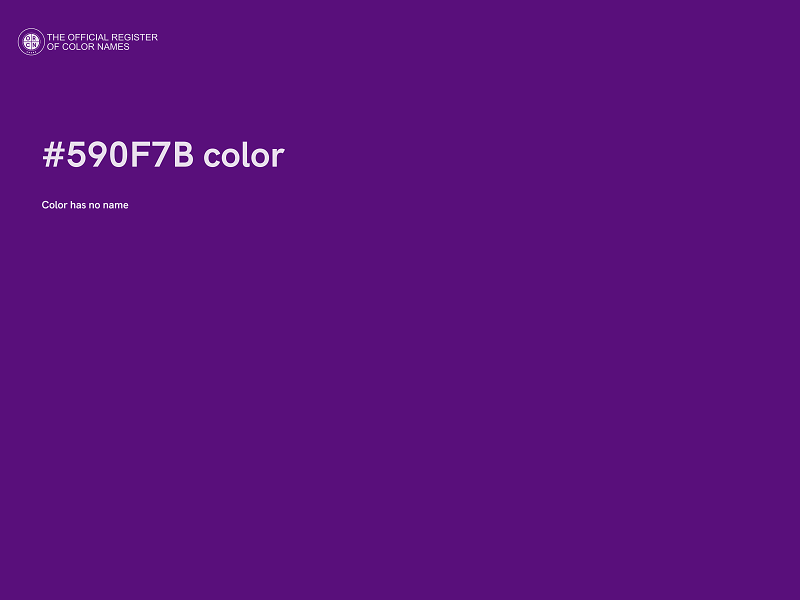 #590F7B color image