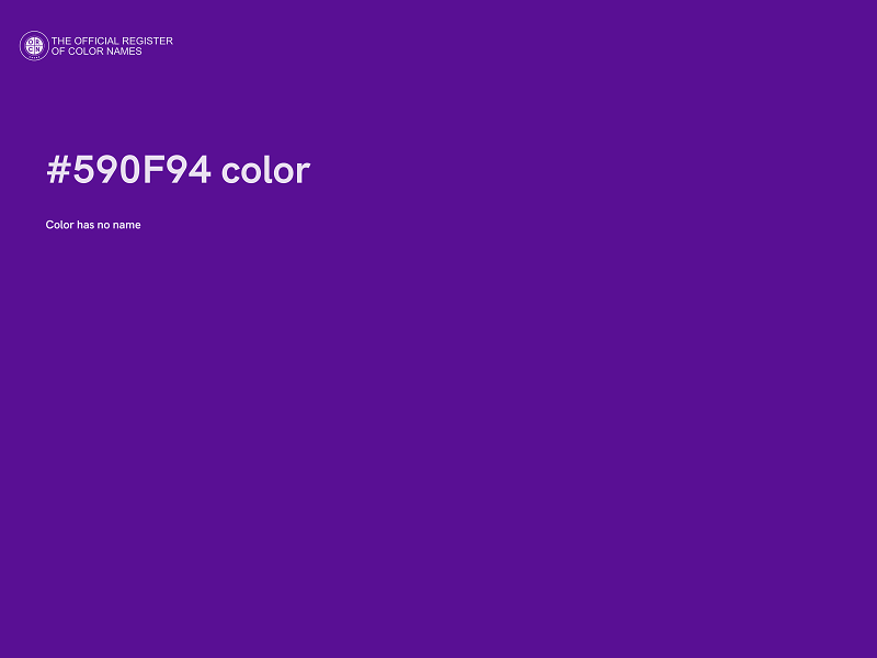 #590F94 color image