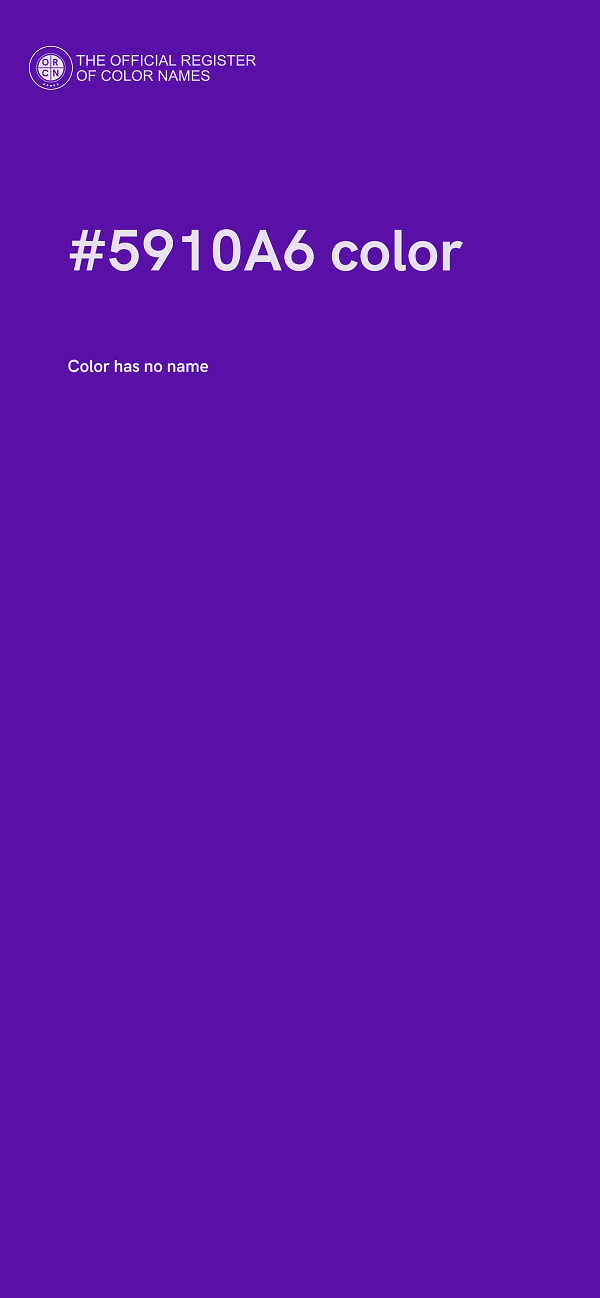 #5910A6 color image