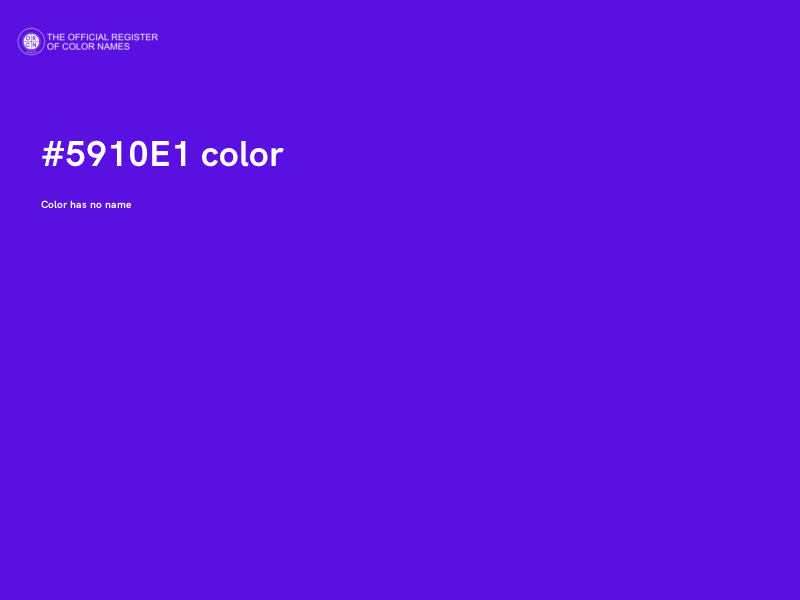 #5910E1 color image