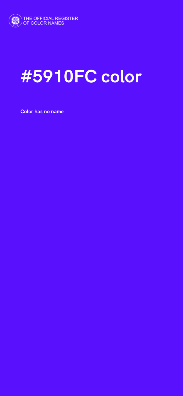 #5910FC color image