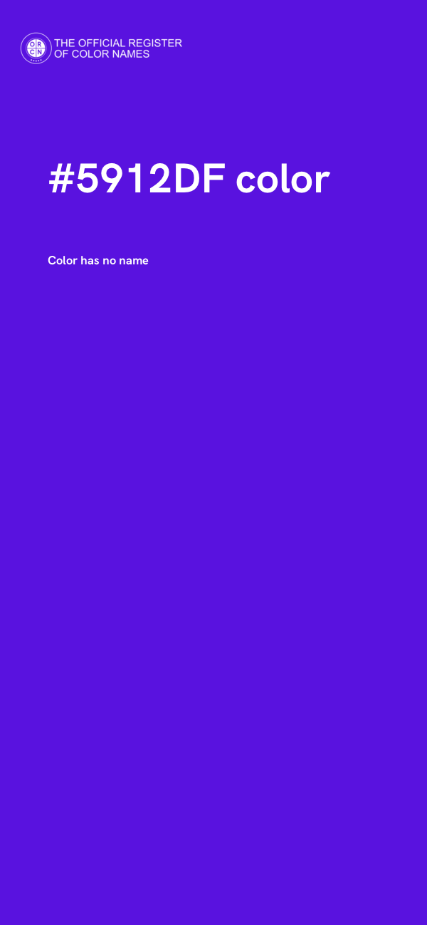 #5912DF color image