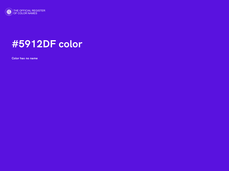 #5912DF color image