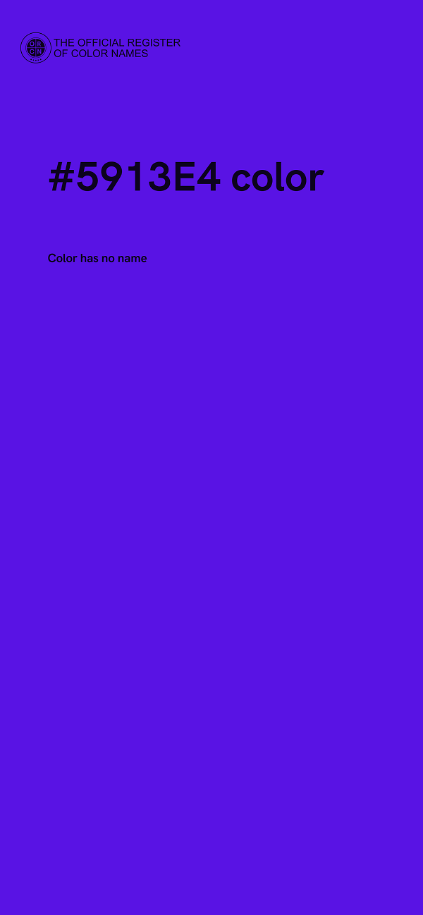 #5913E4 color image
