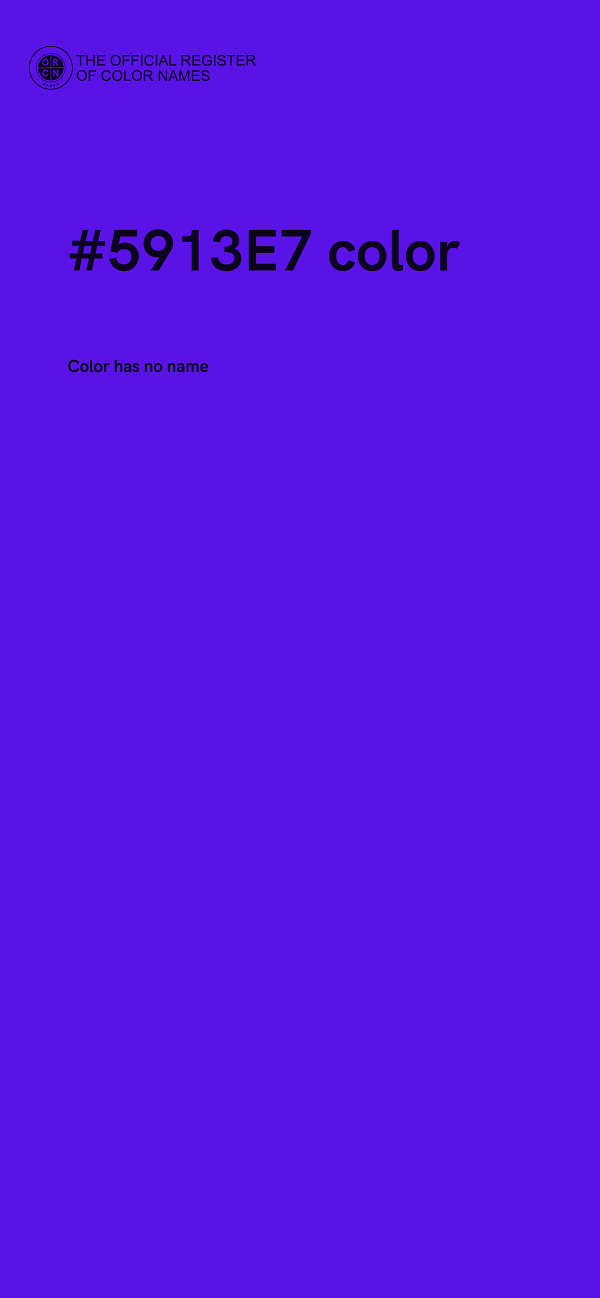 #5913E7 color image