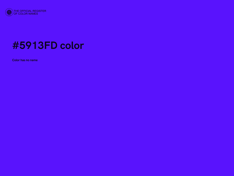 #5913FD color image