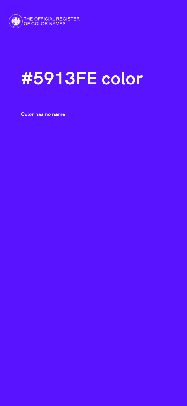 #5913FE color image