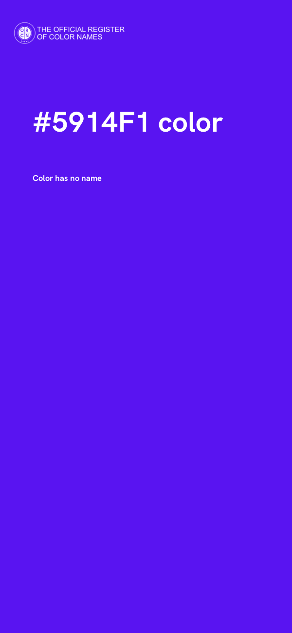 #5914F1 color image